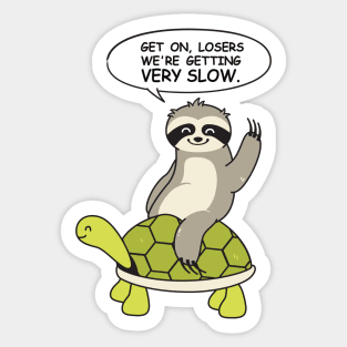 Getting Slow Sticker